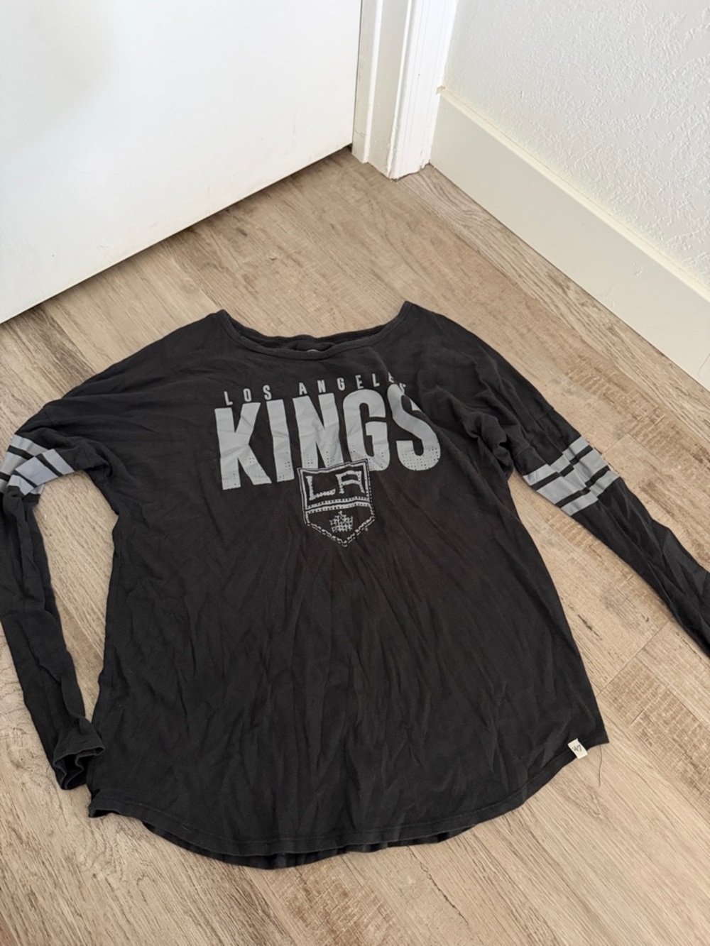 Women’s ‘47 brand Los Angeles Kings Black Long Sleeve Tee